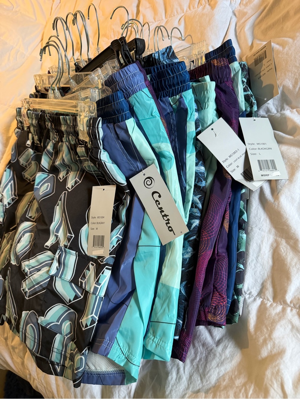 Men's Centro Swim Shorts Bundle NWT 31 pcs